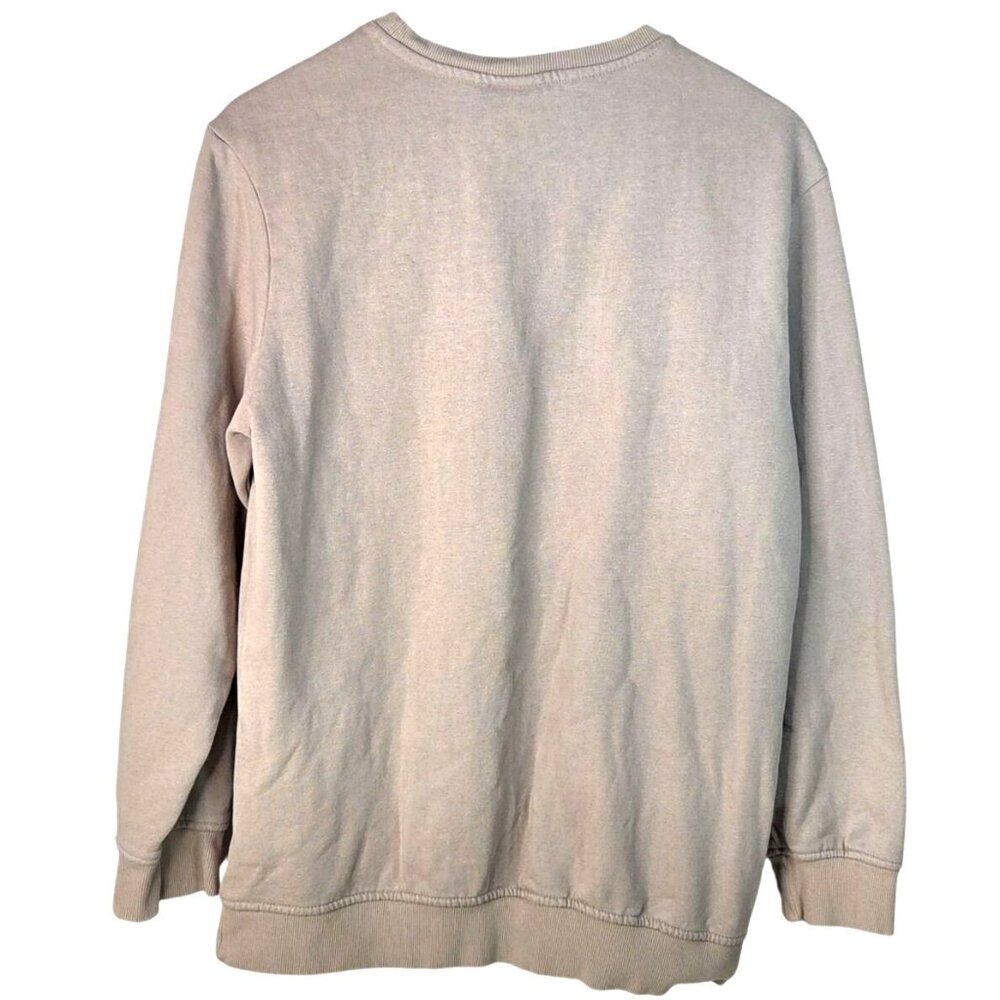 Harvard University Logo Sweatshirt Regular Fit by H&M Beige Cotton Blend Small - Picture 2 of 5